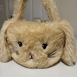 Plush Bunny Easter Basket 