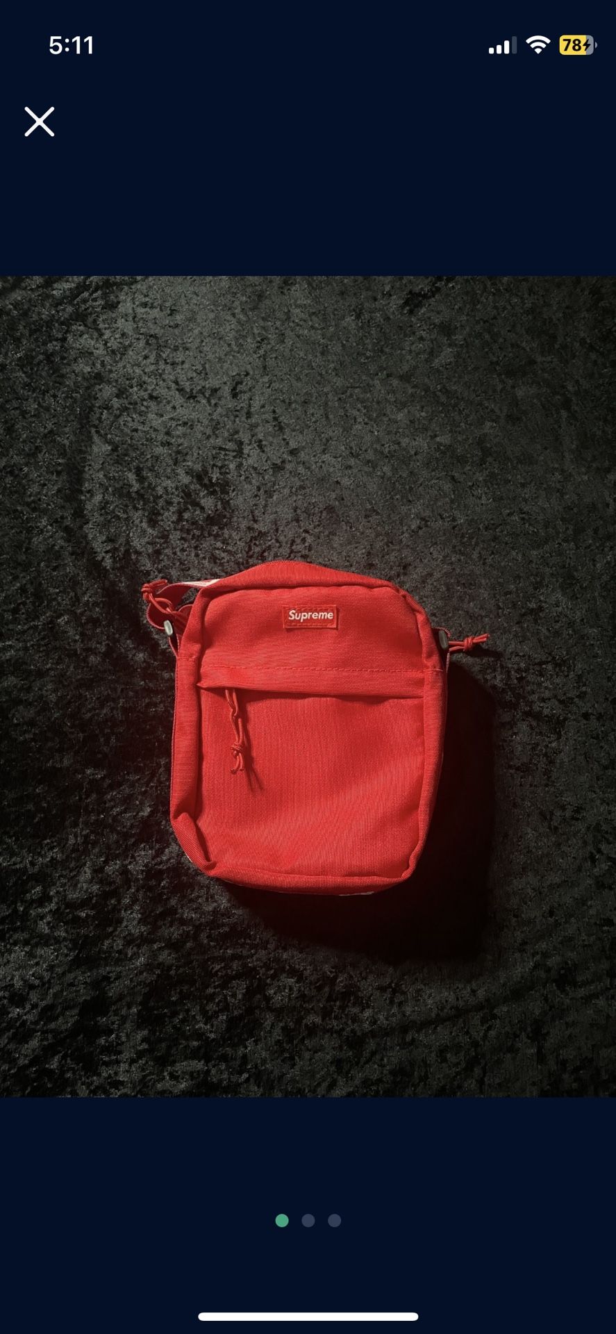 Red Supreme Bag