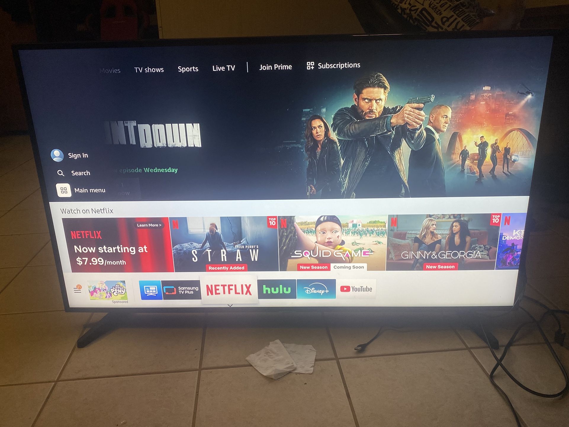 Samsung UHD 50” TV
