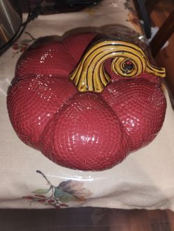 Burgundy Fall Pumpkin