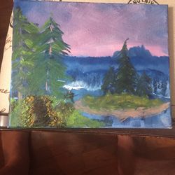 Original One-of-a-Kind Acrylic Landscape Painting