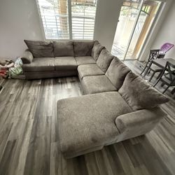 Sectional Sofa and Ottoman  