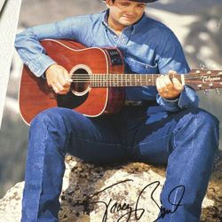 🎶 Signed Tracy Byrd Photo – 1990s Country Autograph