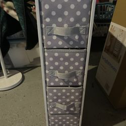 Fabric And Metal Drawers