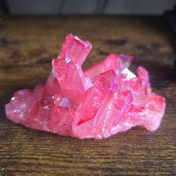 Pink Aura Cluster For Decoration