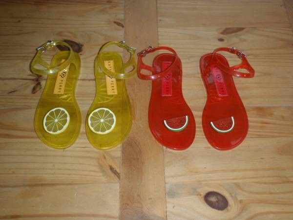 Katy Perry The Geli Sandals - Watermelon & Lemon Size Medium 7/8