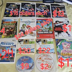 Nintendo Wii Games $2 And Up