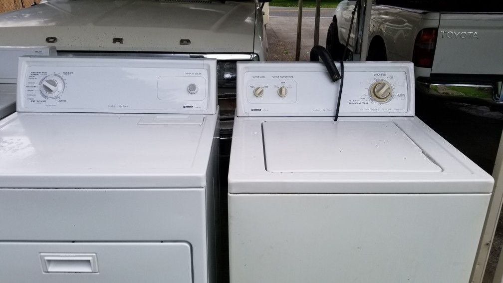 Washer and dryer kenmore super capacity