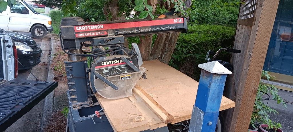 Craftsman 10 Inch Radial Saw