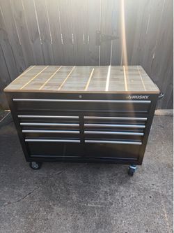 New Husky 46 in. W x 24 in 9-Drawer Mobile Workbench