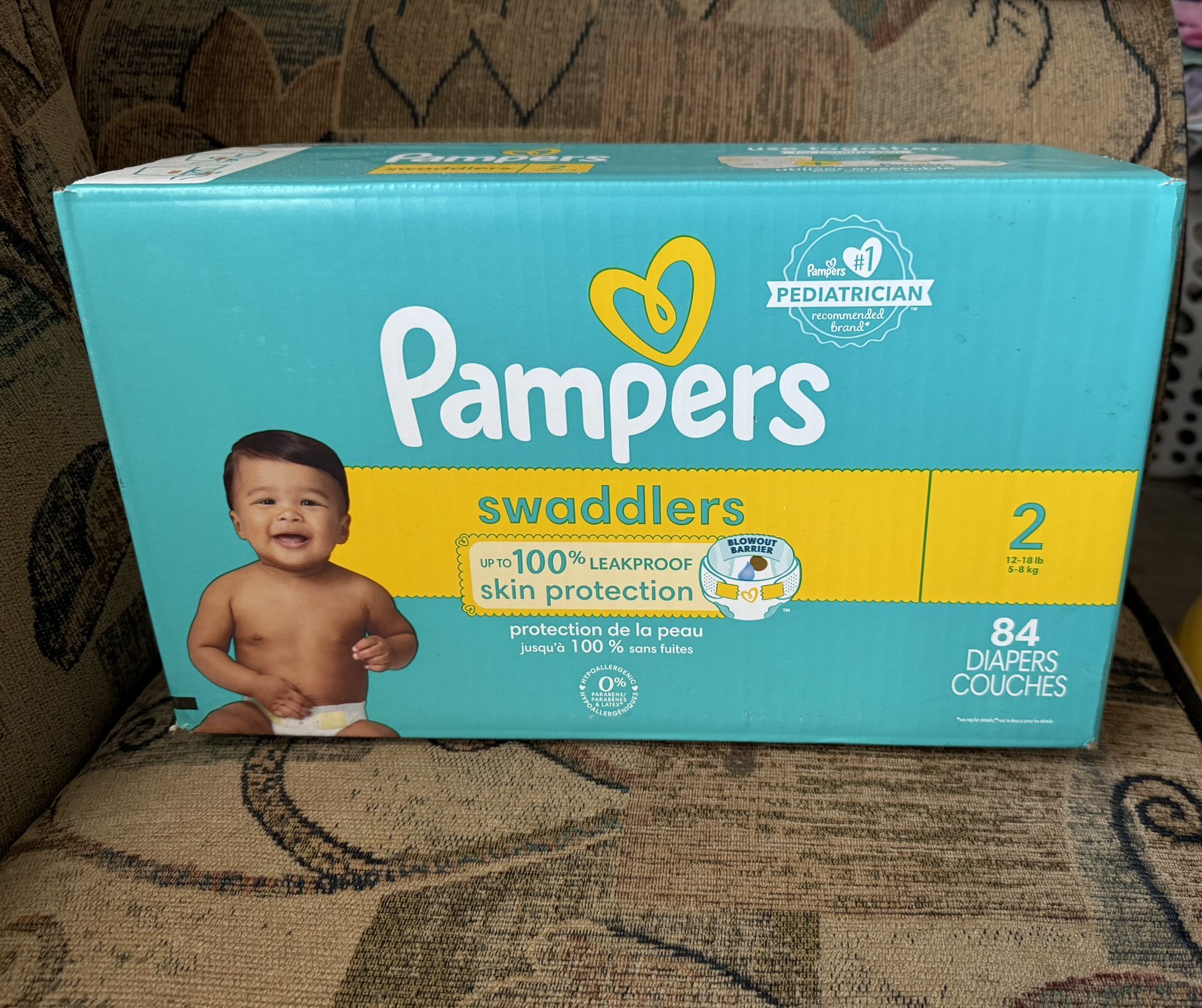 Pamper swaddles size 2