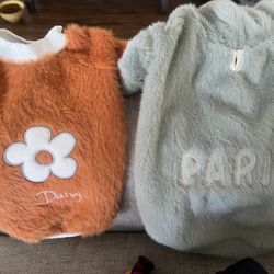 Dog Warm Fur Outfits Size Mediums