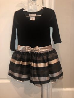 Black little girl dress