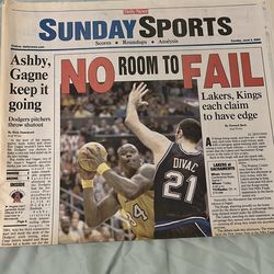 Shaq O’Neal newspaper 2002