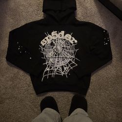 Black and White Spider Hoodie
