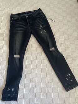 Purple jeans