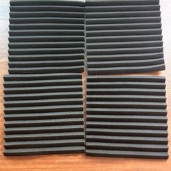 24 Pack-12 x 12 x 2 Inches Pyramid Designed Acoustic Foam Panels, Sound Proof Foam Panels