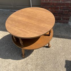 Mersman Mid Century Modern Round Accent Coffee End Table * Excellent Condition!