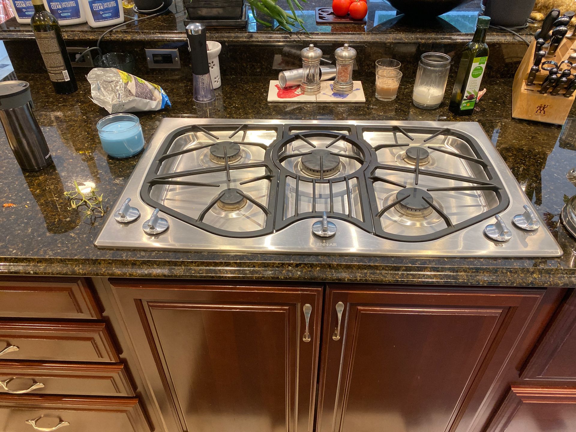 Jenn-Air Stainless Steel Natural Gas Cooktop Jenn Air