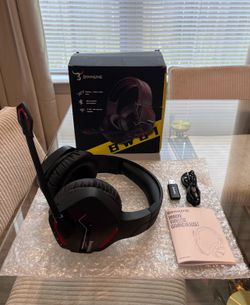 Wireless Gaming Headset for PS5 PC, 120H Ultra-Long Battery