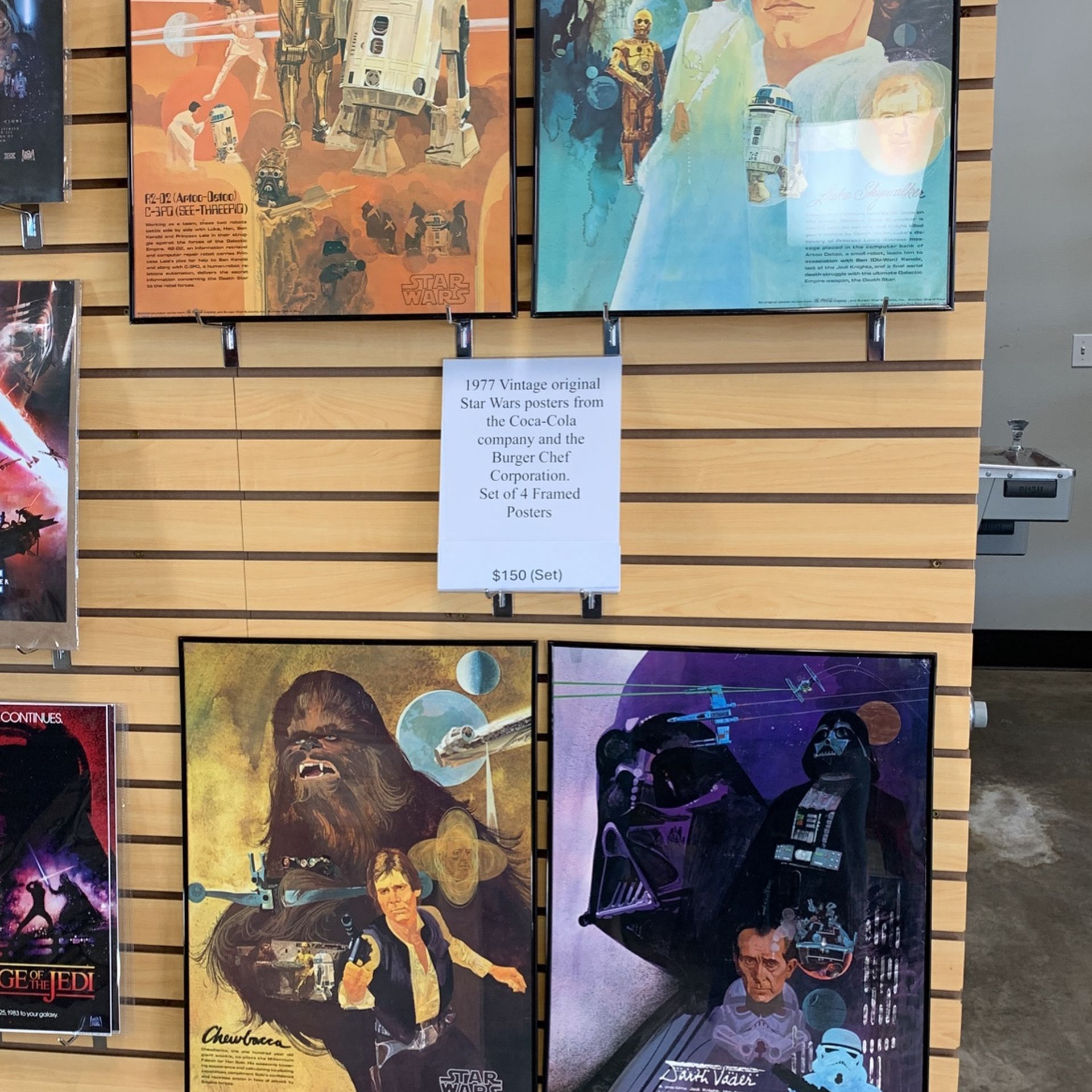 1977 Vintage Original Star Wars Poster Set