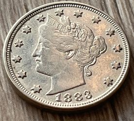 1883 “no cents “ nickel
