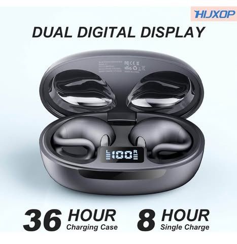 Brand new Open Ear Earbuds Lightweight Comfort Clip Wireless Earbuds Sweat Resistant Bluetooth Headphones Lightweight Sport Headphones for Workouts an