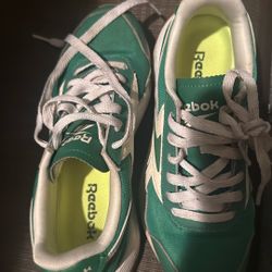 Reebok 6.5 Green And White 