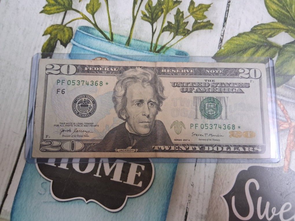 2017 20 DOLLARS BILL PF0(contact info removed) * NOTE