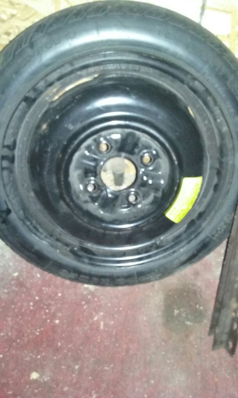 4 lugg spare tire ready for use