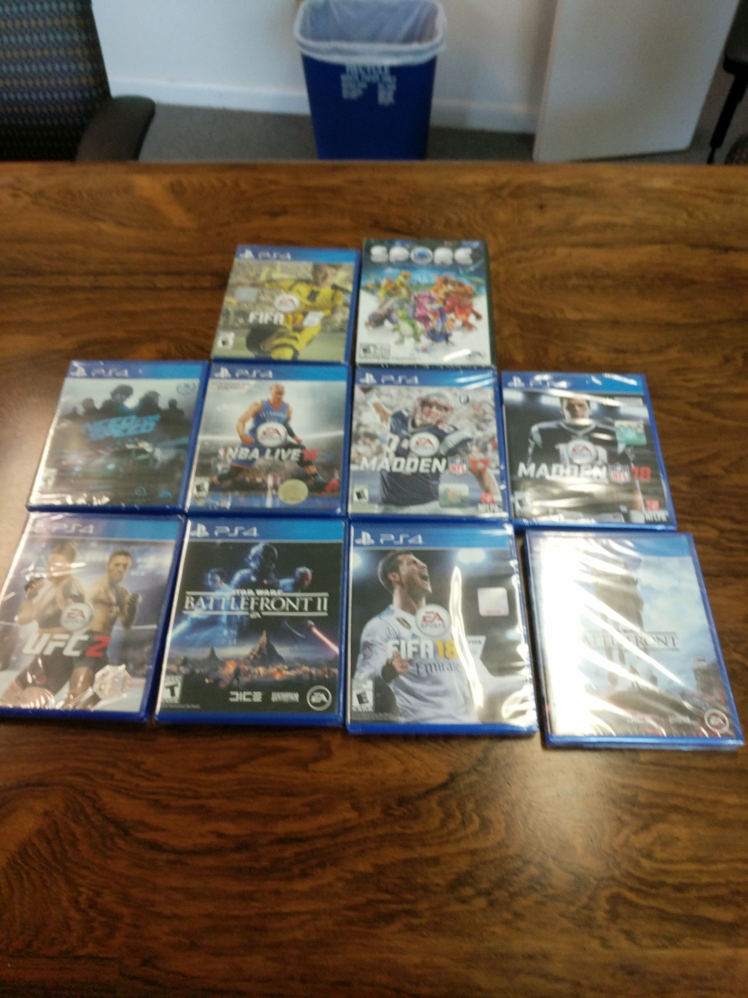 PS4 games eight games