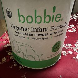 Bobbie Organic Infant Formula UNOPENED