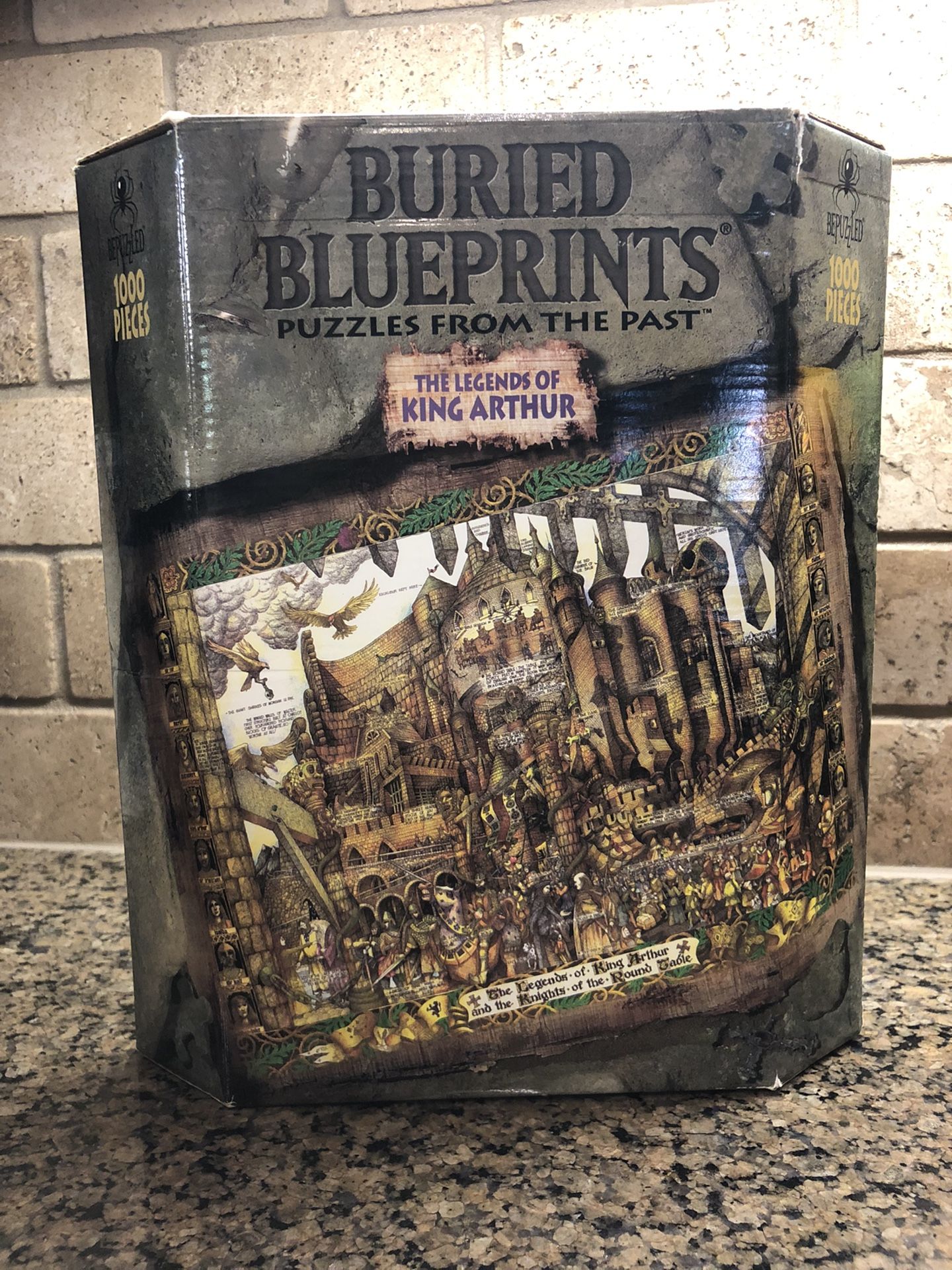 1990 BURIED BLUEPRINTS 1000 PIECE PUZZLE