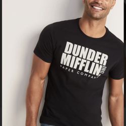 DUNDER MIFFLIN The Office Tv Show Mens Medium tshirt