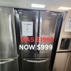 22 Cu. Ft. French Door Refrigerator With ICE Maker 