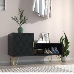 Small entry way shoe rack