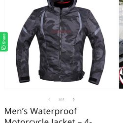 Waterproof All Season Motorcycle Jacket 