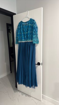 Women’s blue dress