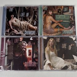 Taylor Swift- The Life of a Showgirl Limited Edition Bonus Acoustic CD Set Of 4