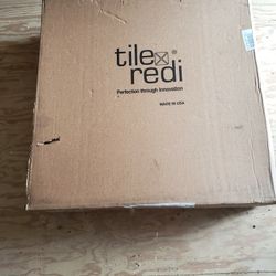 Tile Redi shower pan 