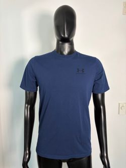 Under Armour Short Sleeve T-Shirt (Blue / Men’s Medium) for Workout, Running, Gym