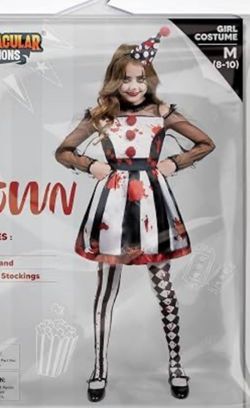 Spooktacular clown Halloween costume M