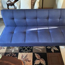 Navy Blue Futon /couch