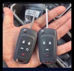 Chevrolet Camaro Cruze Euquinox GMC Terrain Buick Encore Keys Fobs Llaves Cut And Programmed