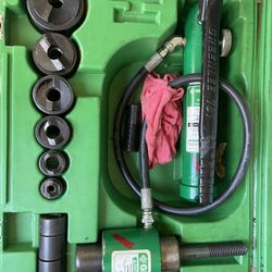 Greenlee knock out slug buster kit