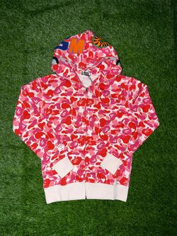 Pink Bape Zip Up