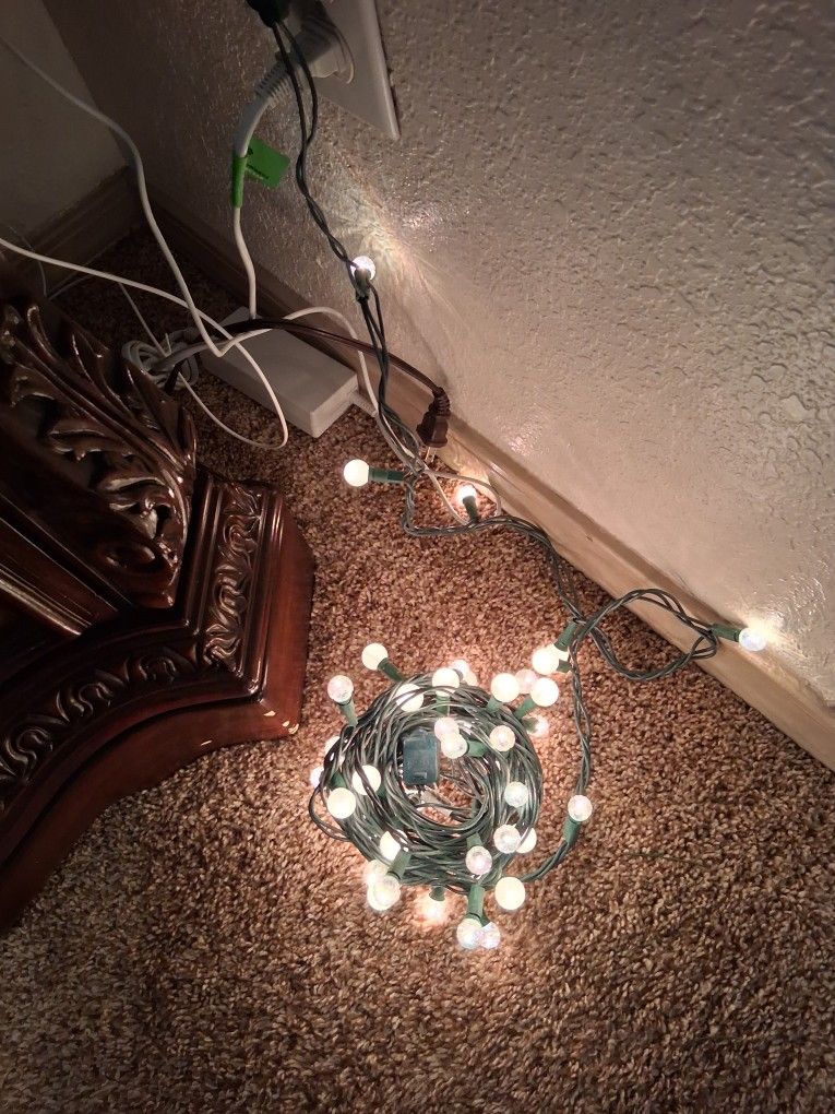 New No Box About 20 Feet Long  Round Sm. Lights