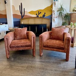 New Rust Accent Chairs - $525 Each