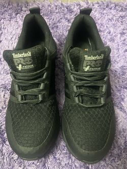 Timberland PRO Radius Black Composite Toe Slip Resistant Shoe Women's Size 8.5