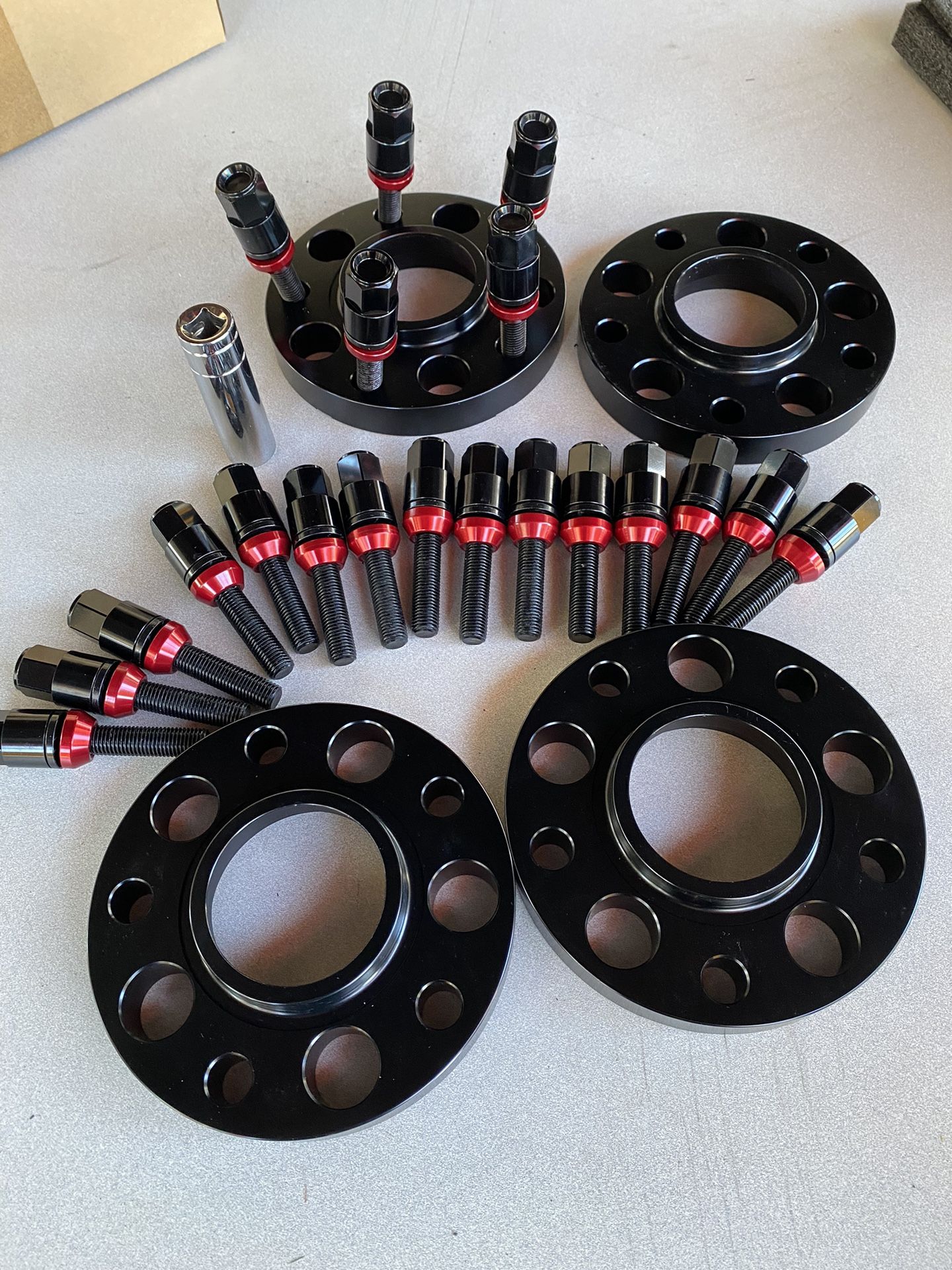 BMW Wheel Spacers 15mm 20mm 4pcs Extended Bolts